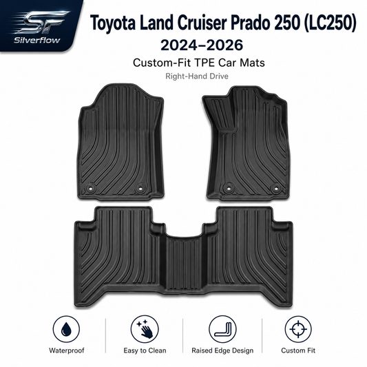 Toyota Land Cruiser Prado 250 (LC250) Custom-Fit TPE Car Mats | 2024–2026