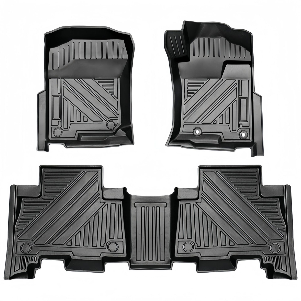 Toyota Land Cruiser Prado 150 3D Custom-Fit TPE Car Floor Mats | 2009–2023