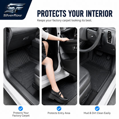 Toyota Hilux N80 Custom-Fit TPE Floor Mats | 2015-2025