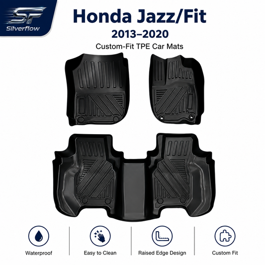 Honda Jazz/Fit Custom-Fit TPE Car Mats | 2013–2020