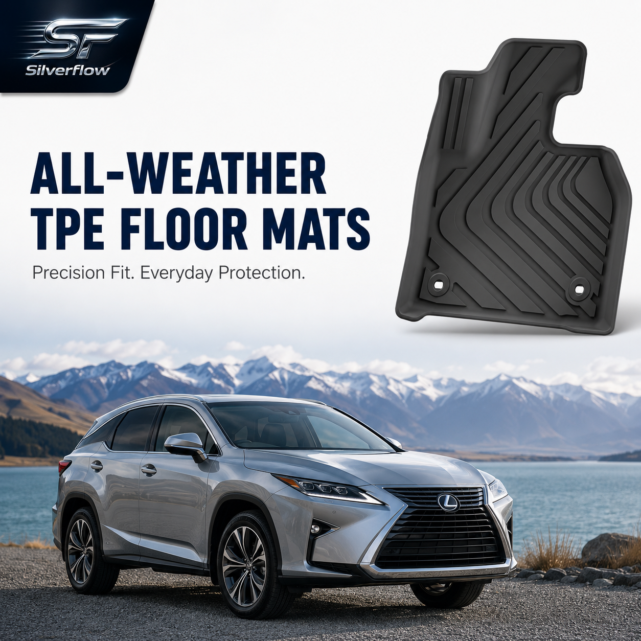 Lexus RX350h RX450h RX500h TPE Floor Mats | 2022-2026