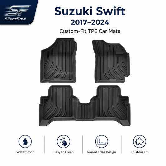 Suzuki Swift Custom-Fit TPE Car Mats | 2017–2024