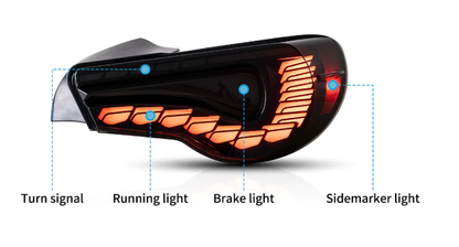 Toyota 86 GT86 LED Taillights | Subaru BRZ | 2012-2020 | Sequential